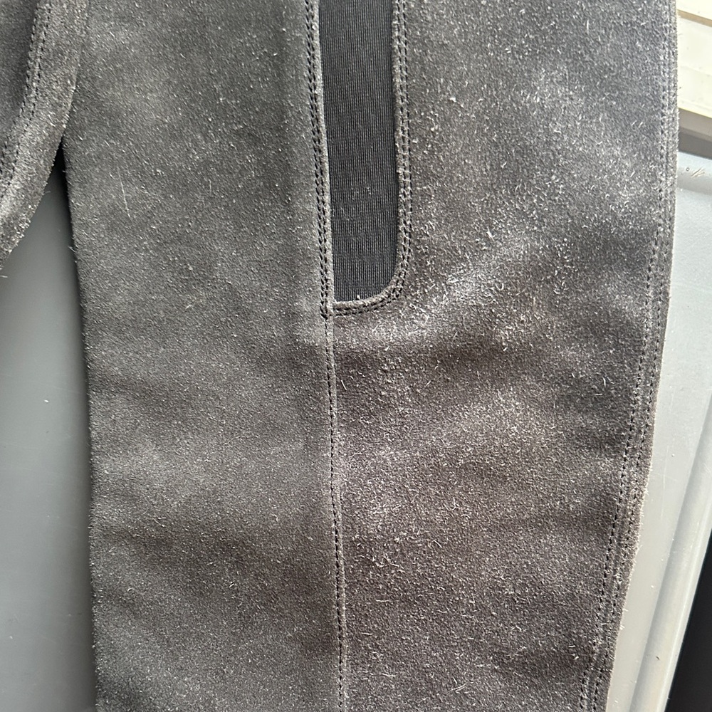 Jil Sander Long Grey Suede Women's Boots size 39.5 Spain (size 9-9.5 US) - Picture 7 of 12